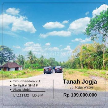 20 Menit Bandara Yia Jogja, Kavling Hunian Wates Kota