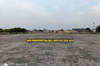 Disewakan Tanah di Cilincing Jakarta Utara 1.9 Ha FULL PAVING BLOK ADA GEDUNG 2